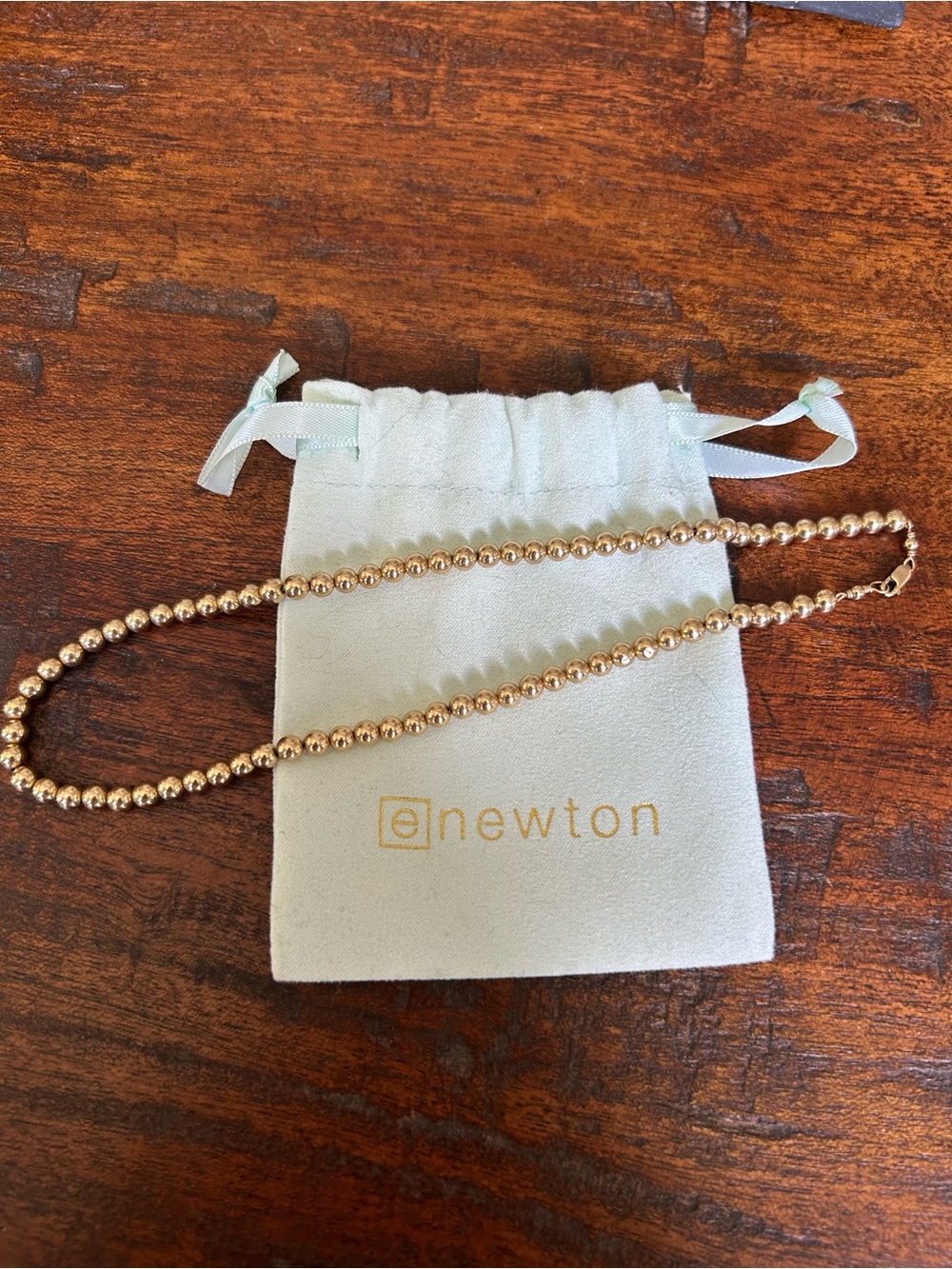 Enewton 4mm gold necklace size 15” in excellent like new condition